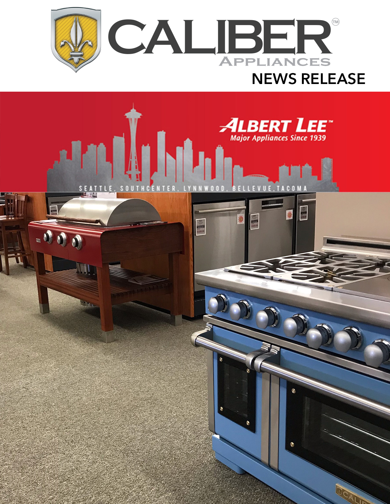 Caliber Announces Albert Lee Appliance as a New Caliber Dealer in  Washington State