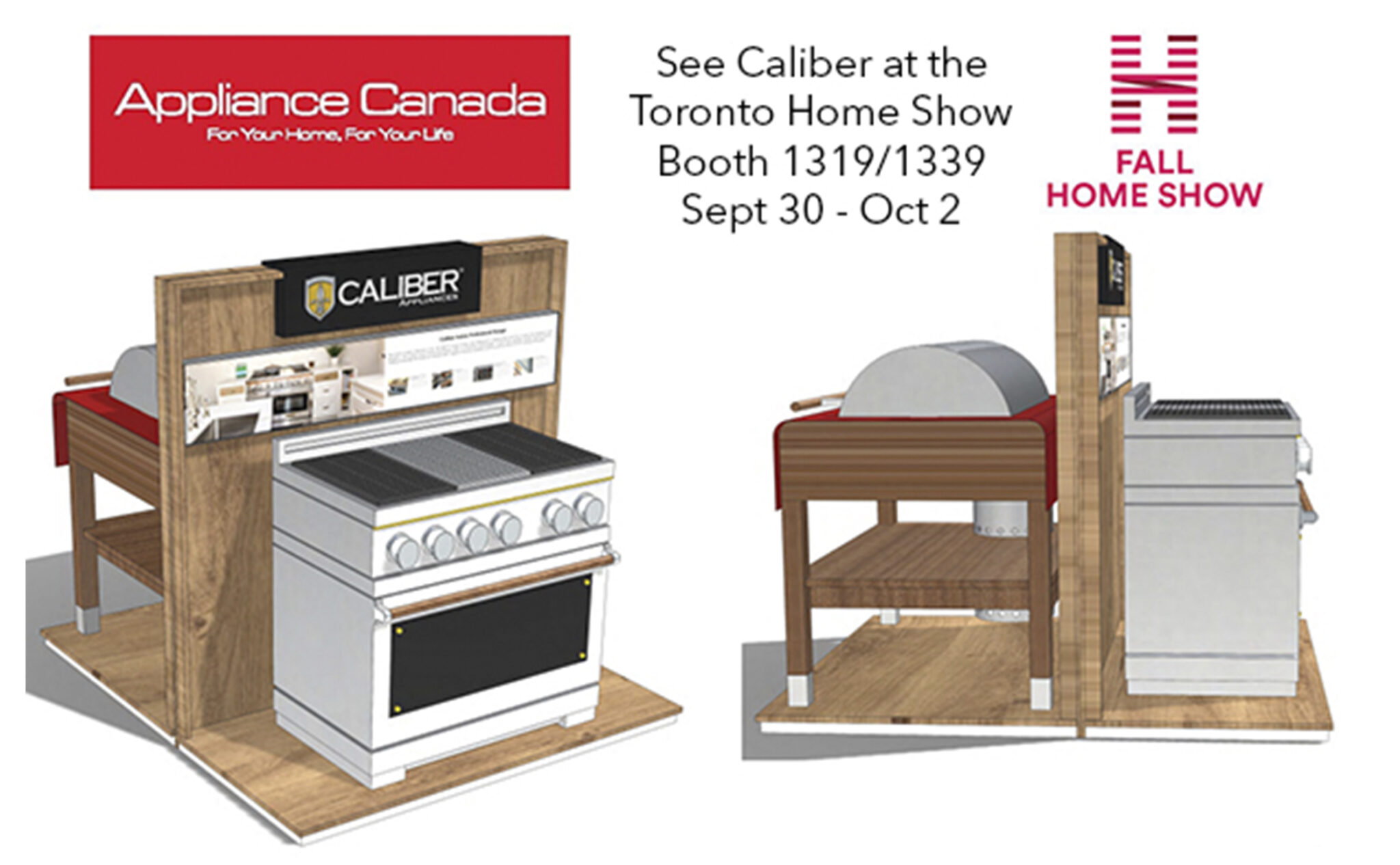 Appliance Canada featuring Caliber at the Toronto Home Show